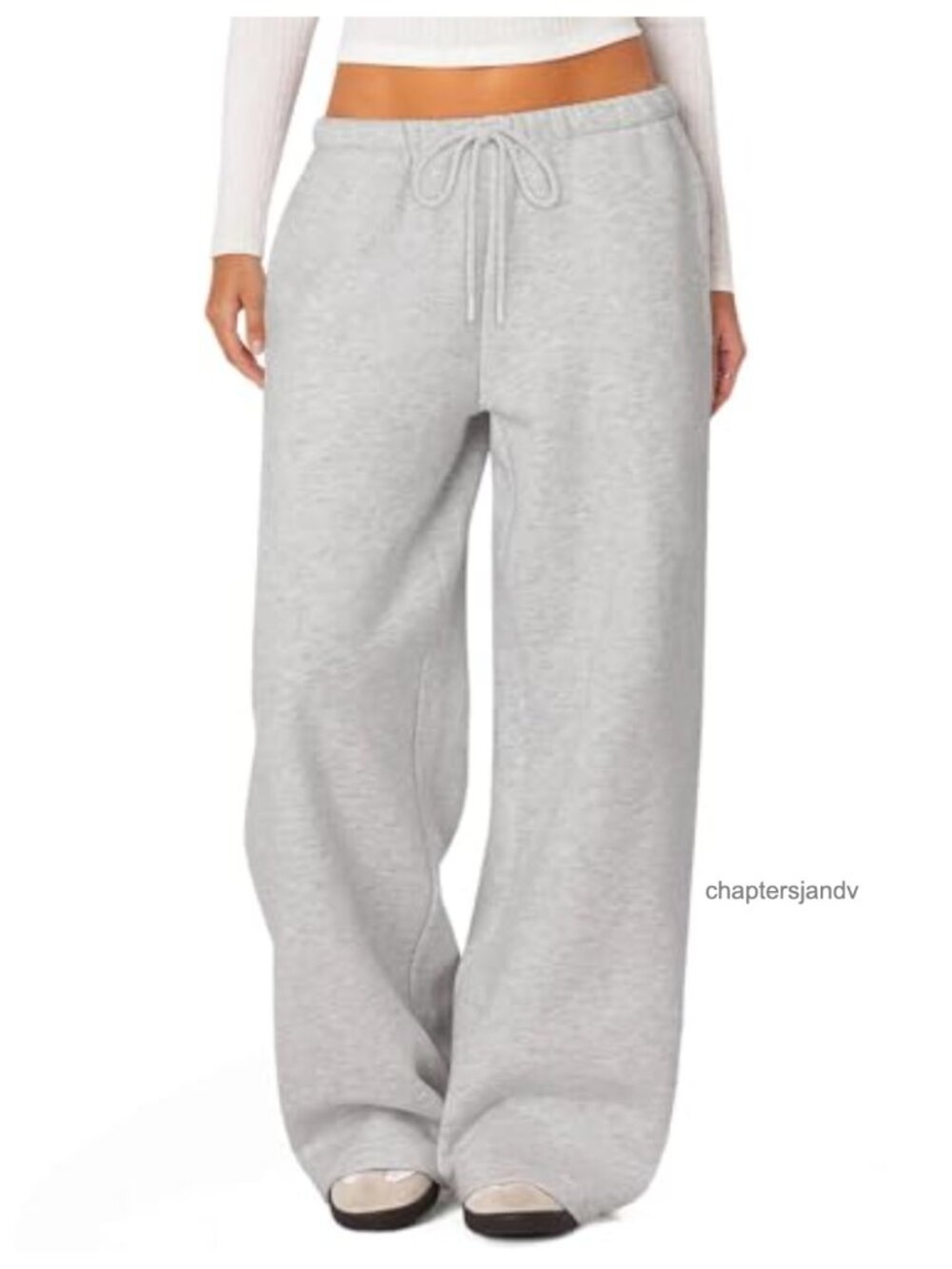 Fleece Lined Wide Leg Sweatpants